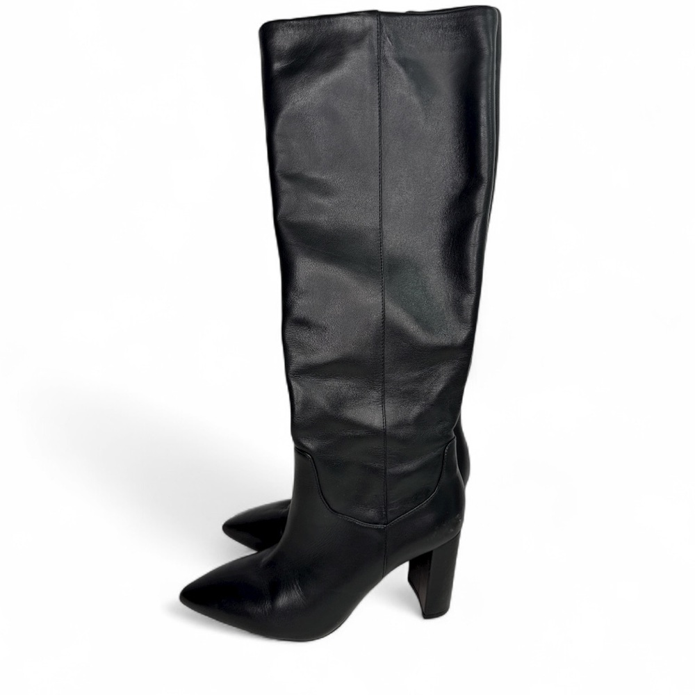 Antonio Melani Mckendra high heeled black riding boots calf boots black 6 - Picture 2 of 12